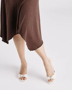VENEZIA White Patent Mules