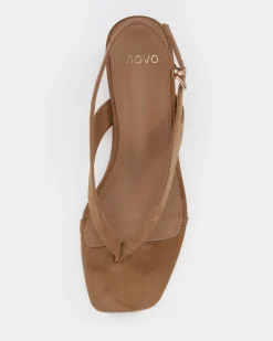 VERGE BISCOFF SUEDE Strappy Sandals