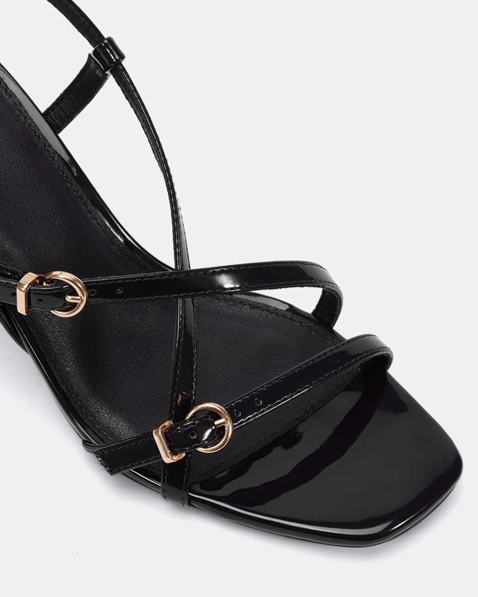 VESPER Black Patent High Heels