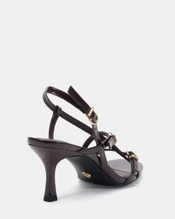 VESPER ESPRESSO PATENT High Heels