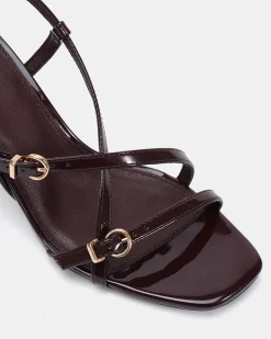 VESPER ESPRESSO PATENT High Heels