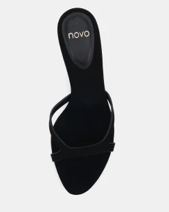 VIV BLACK NUBUCK Mules