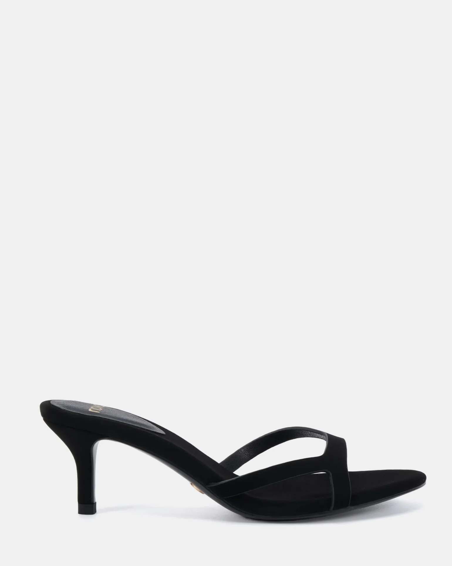 VIV BLACK NUBUCK Mules