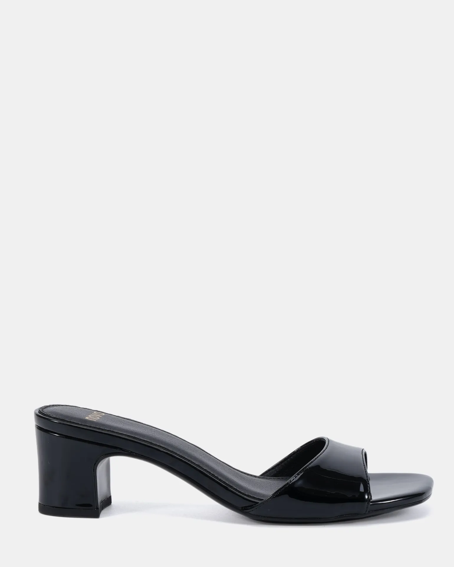 VIYAN Black Patent High Heels