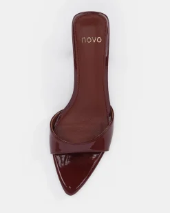 VOICE PLUM PATENT Mid Heels