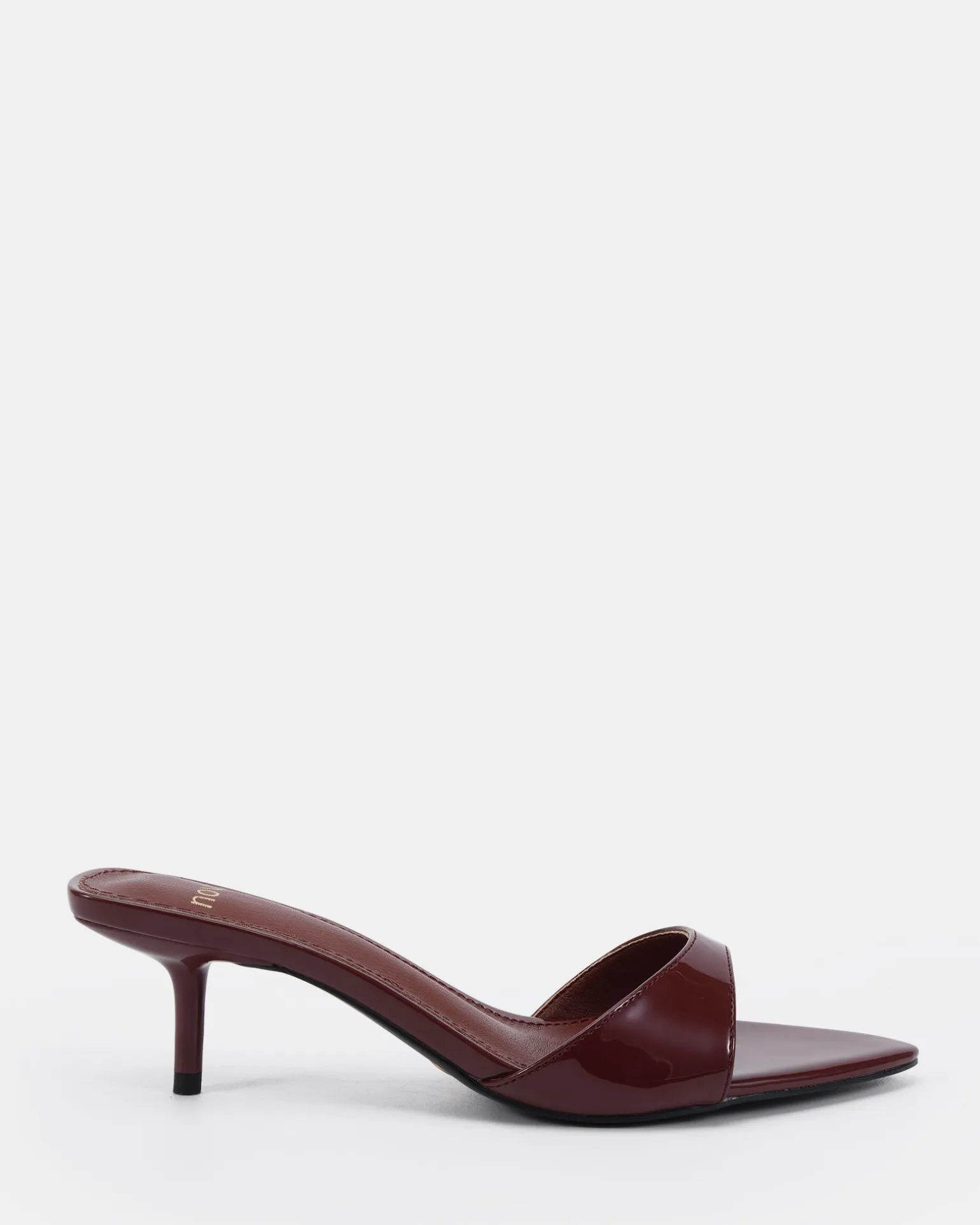VOICE PLUM PATENT Mid Heels