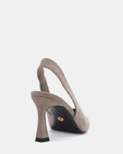YARDEN Dove Suede Pumps