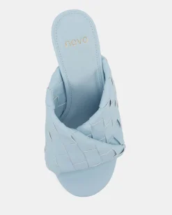 YELLOW BLUE Mules