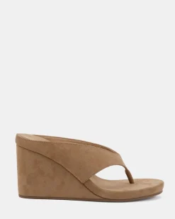 YOASOBI BISCOFF SUEDE Wedge Heels