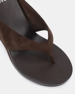 YOASOBI ESPRESSO SUEDE Wedge Heels