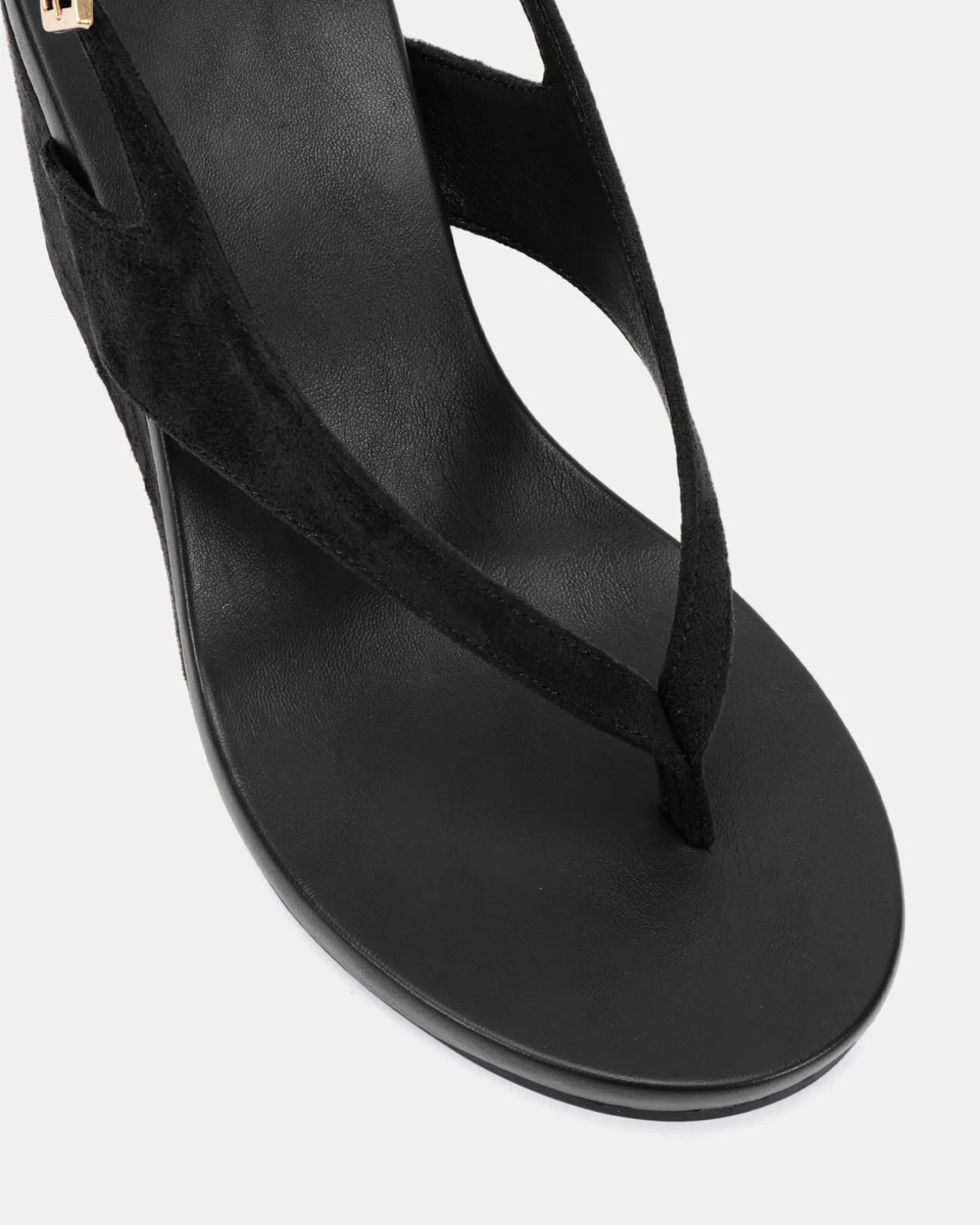 YOUNG BLACK Wedge Heels