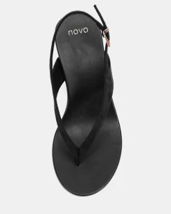 YOUNG BLACK Wedge Heels