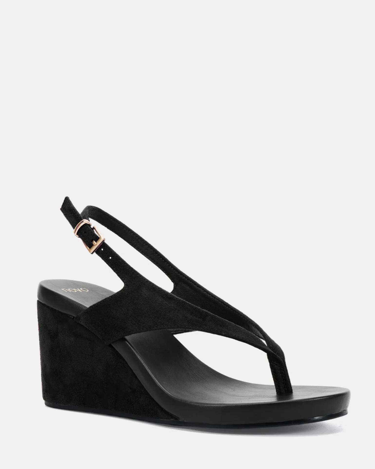 YOUNG BLACK Wedge Heels