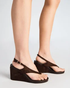 YOUNG ESPRESSO Wedge Heels