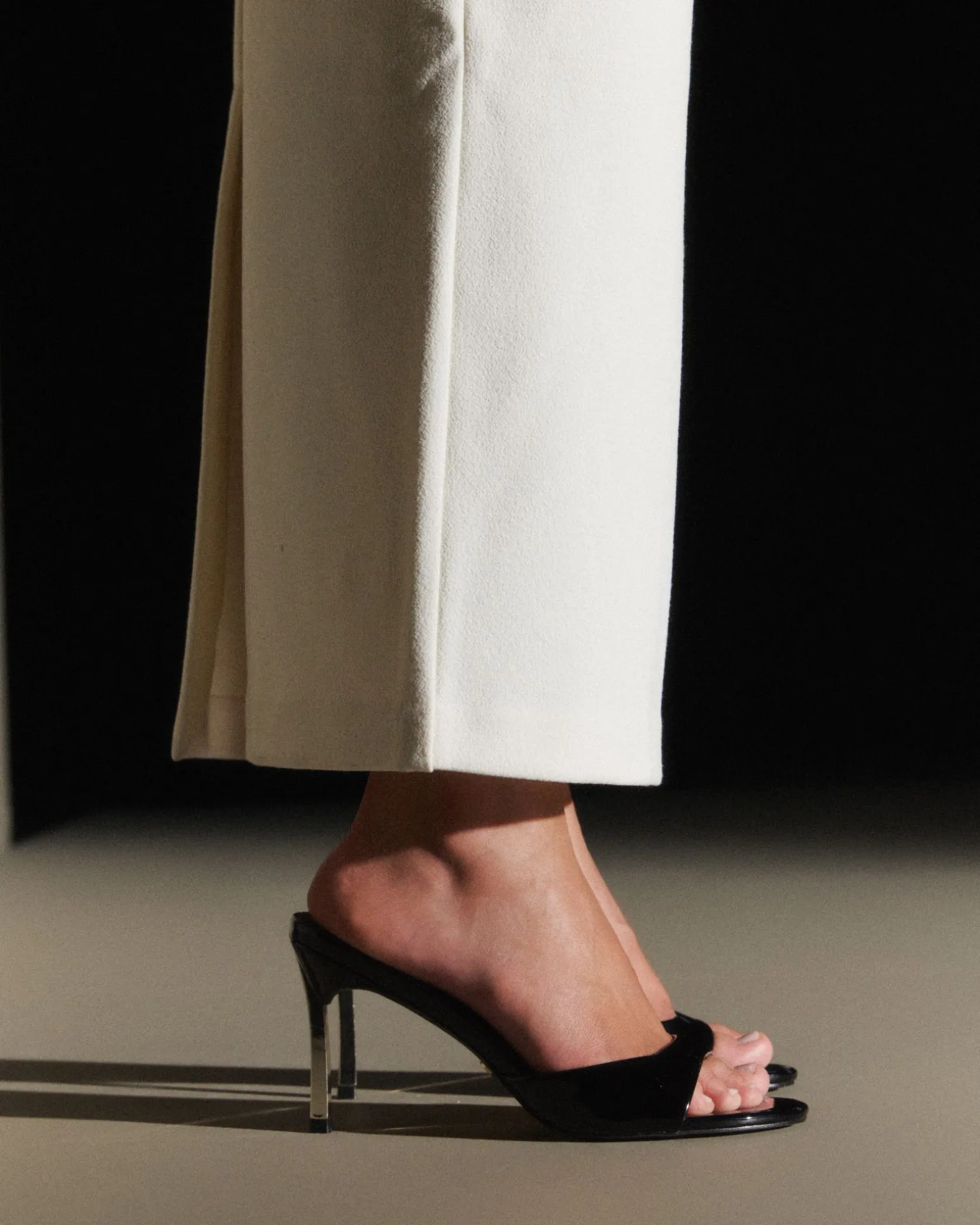 ZABELLE Black Patent High Heels