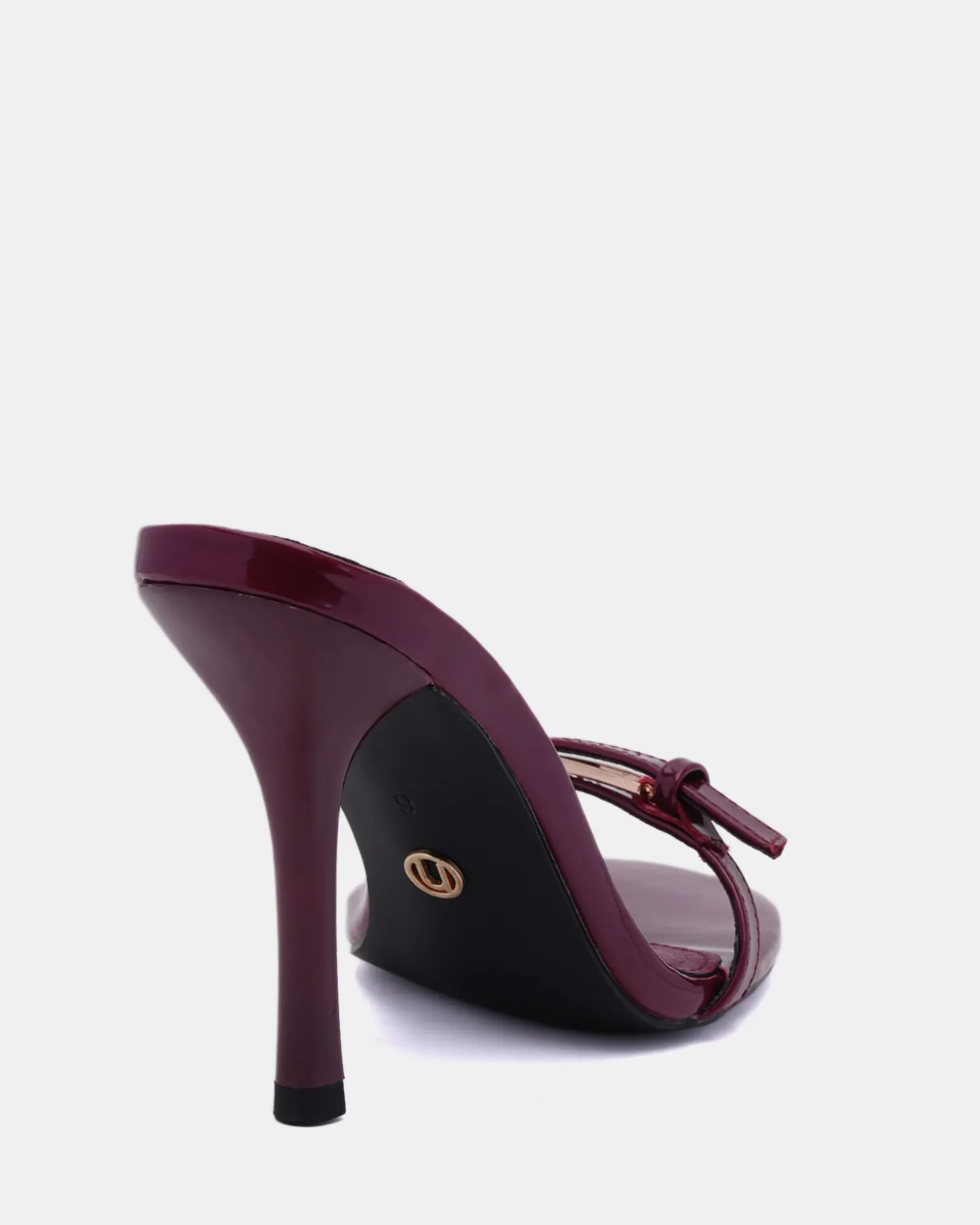 ZABLAZE DEEP RED PATENT Mules