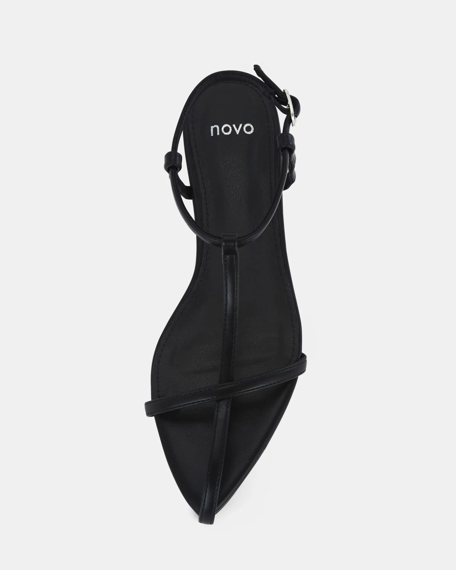 ZACK BLACK Strappy Sandals