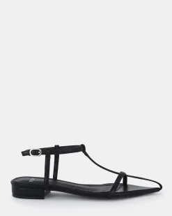 ZACK BLACK Strappy Sandals