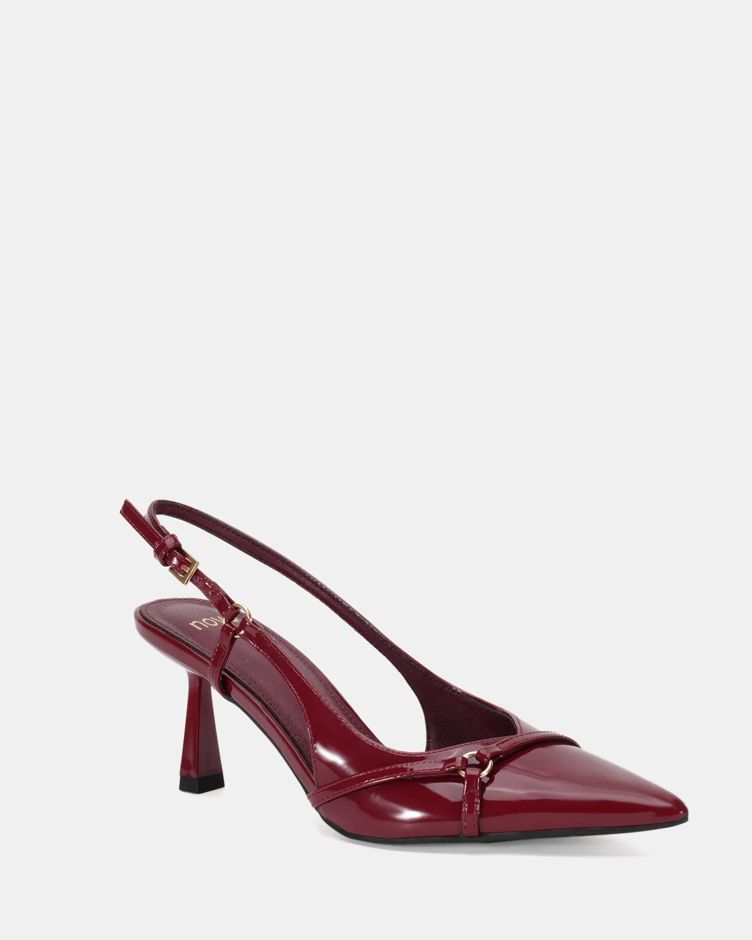 ZANDRA WINE PATENT Stilettos