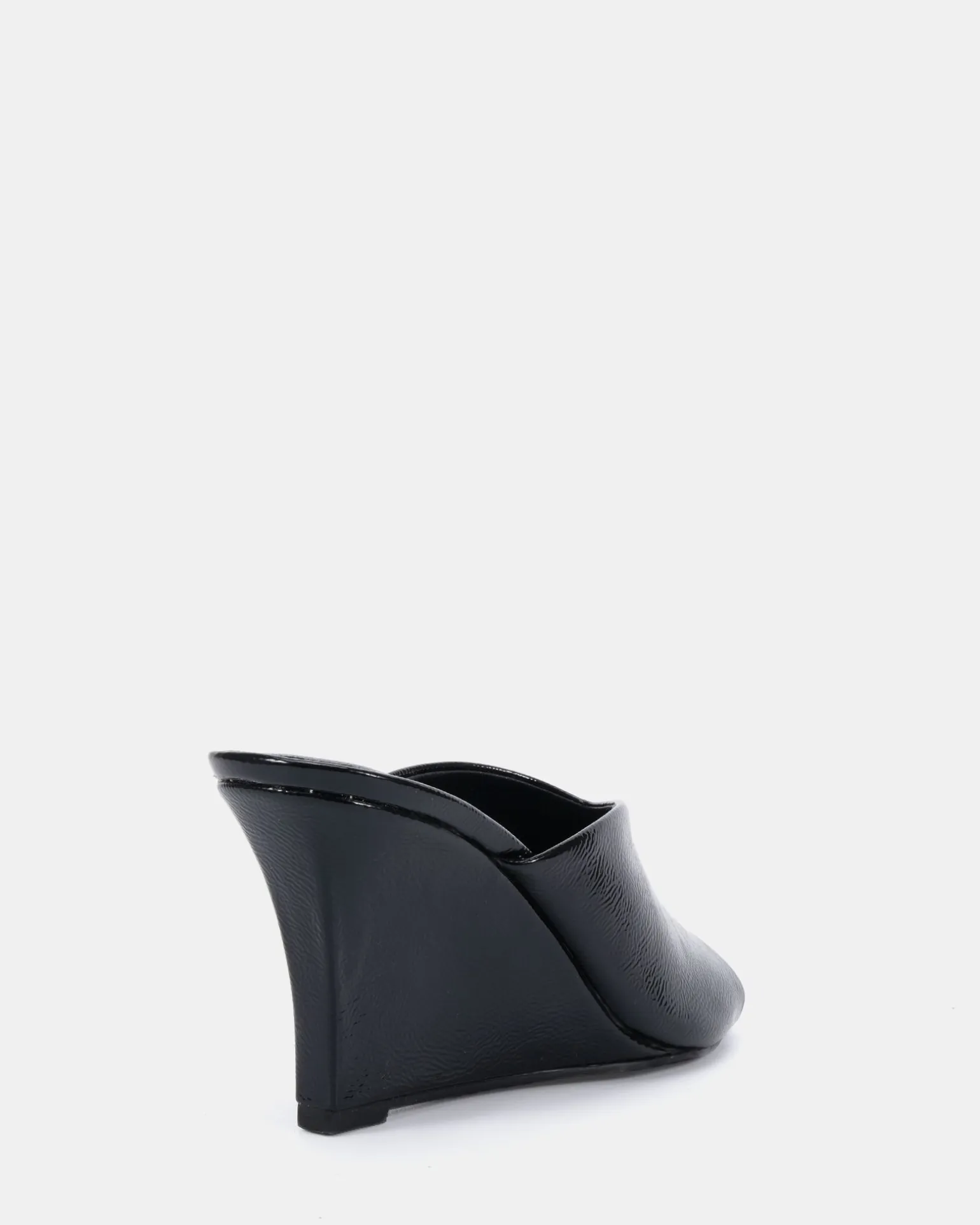 ZAPPHIRE BLACK CRINKLE High Heels