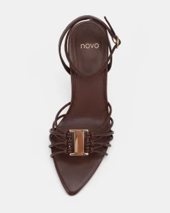 ZARRIA MILK CHOCOLATE High Heels