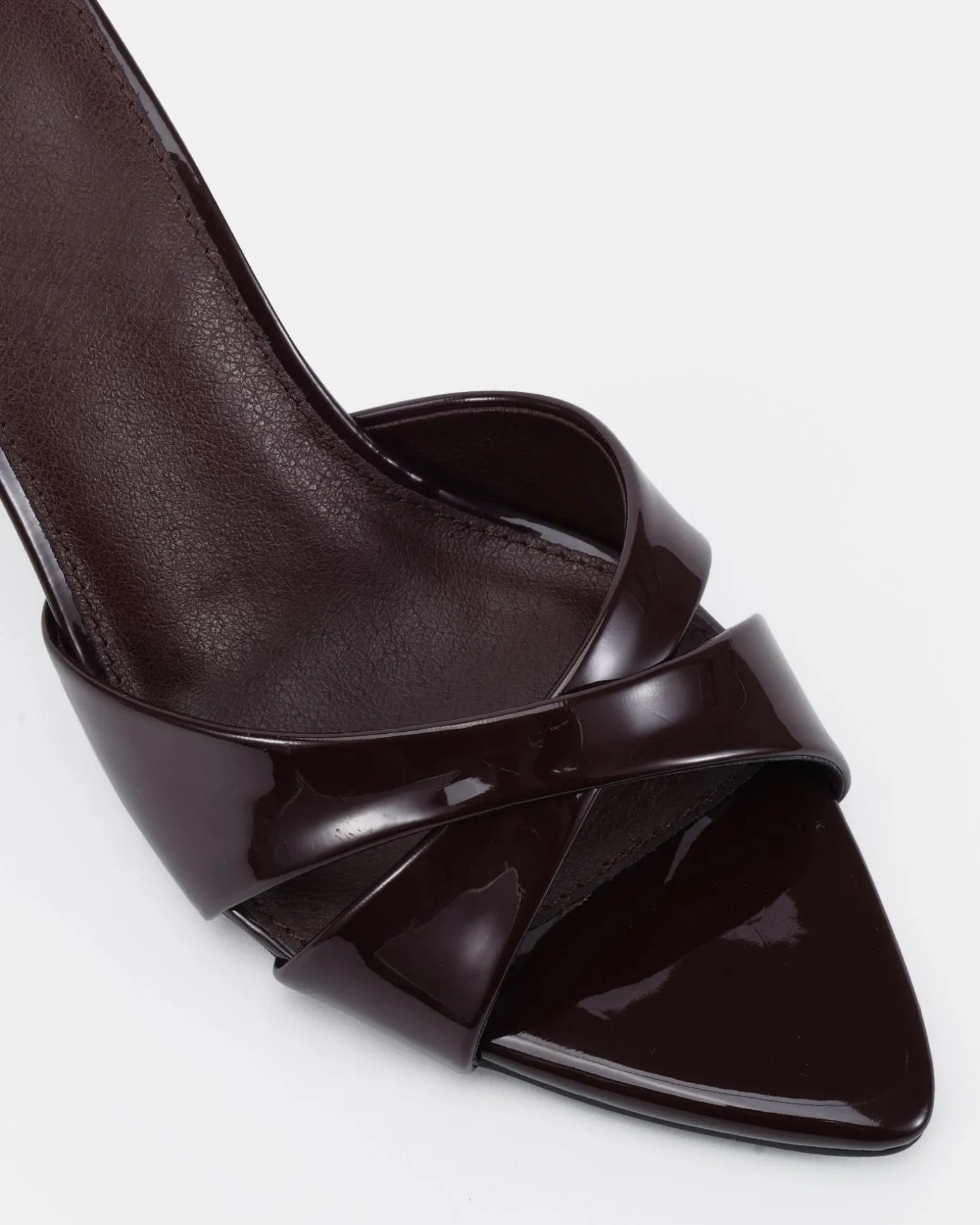 ZAYNA ESPRESSO PATENT High Heels