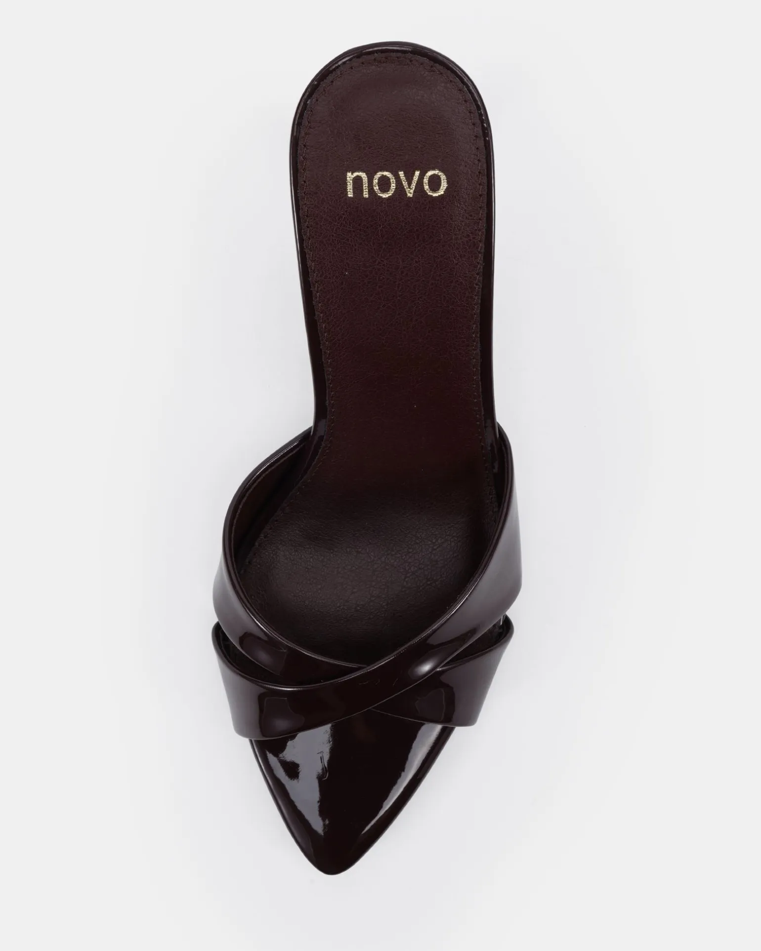 ZAYNA ESPRESSO PATENT High Heels