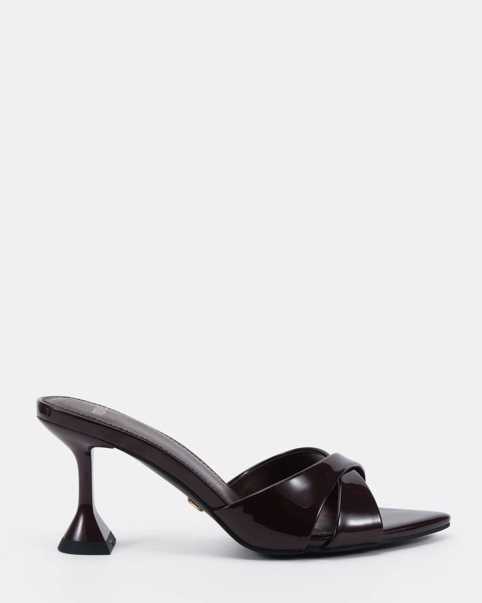 ZAYNA ESPRESSO PATENT High Heels