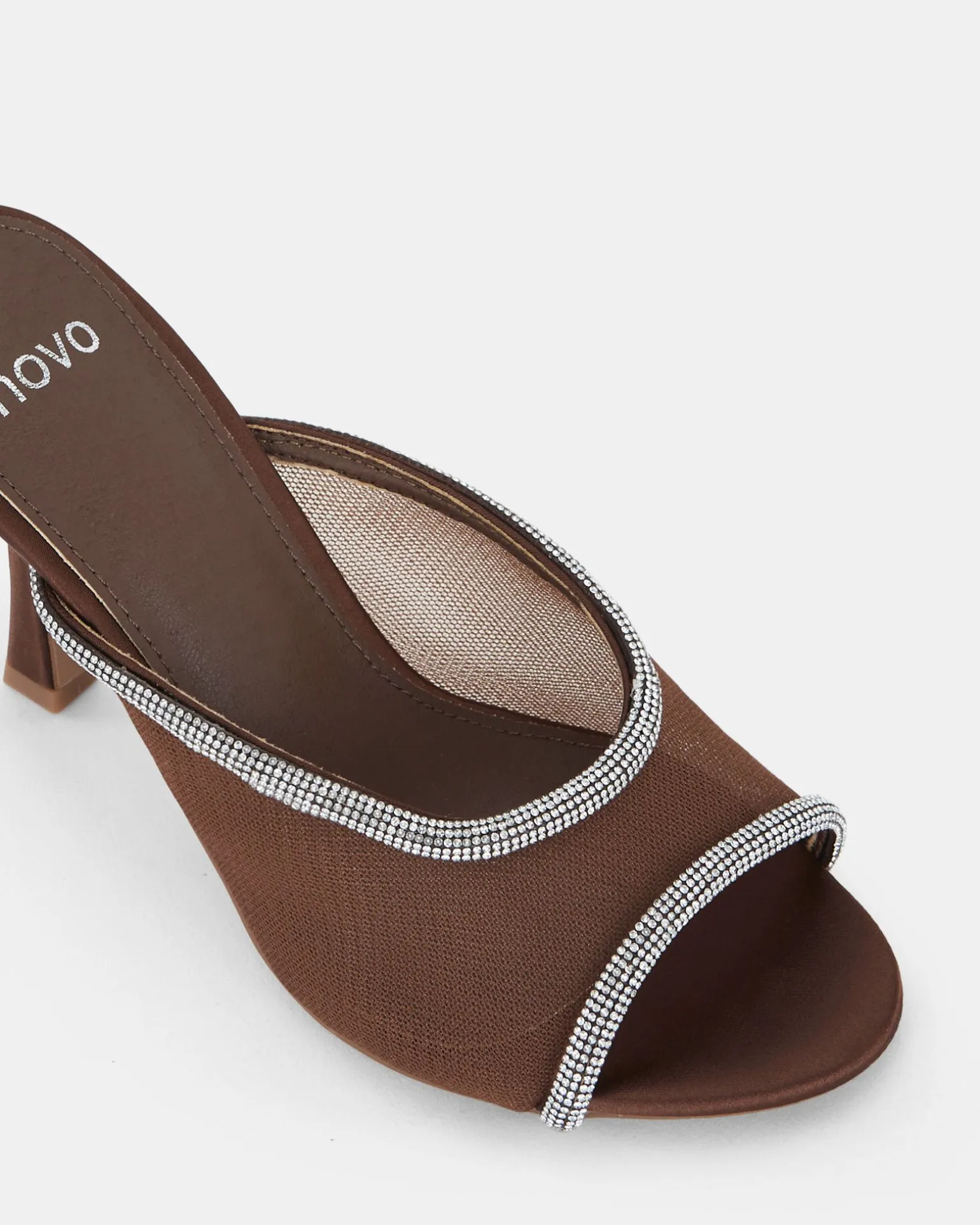 ZEMMA BROWN Open Toe Heels