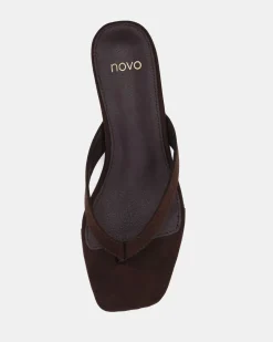 ZEPHRIN ESPRESSO SUEDE Low Heels