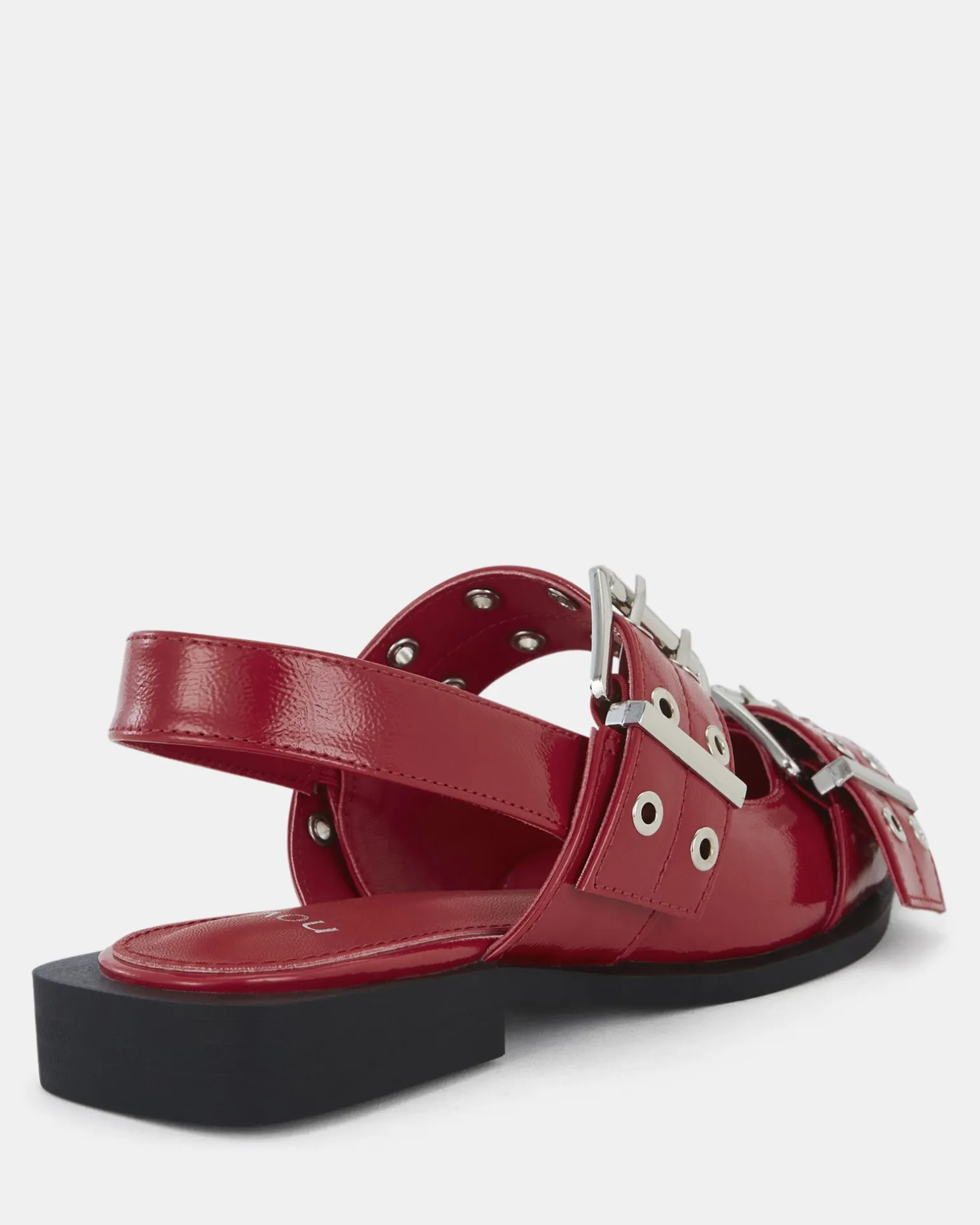 ZIMBI Red Patent Slip Ons
