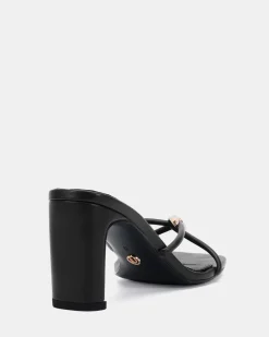 ZINGY BLACK Mules