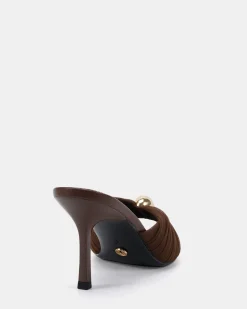 ZOFIA MILK CHOCOLATE Mid Heels