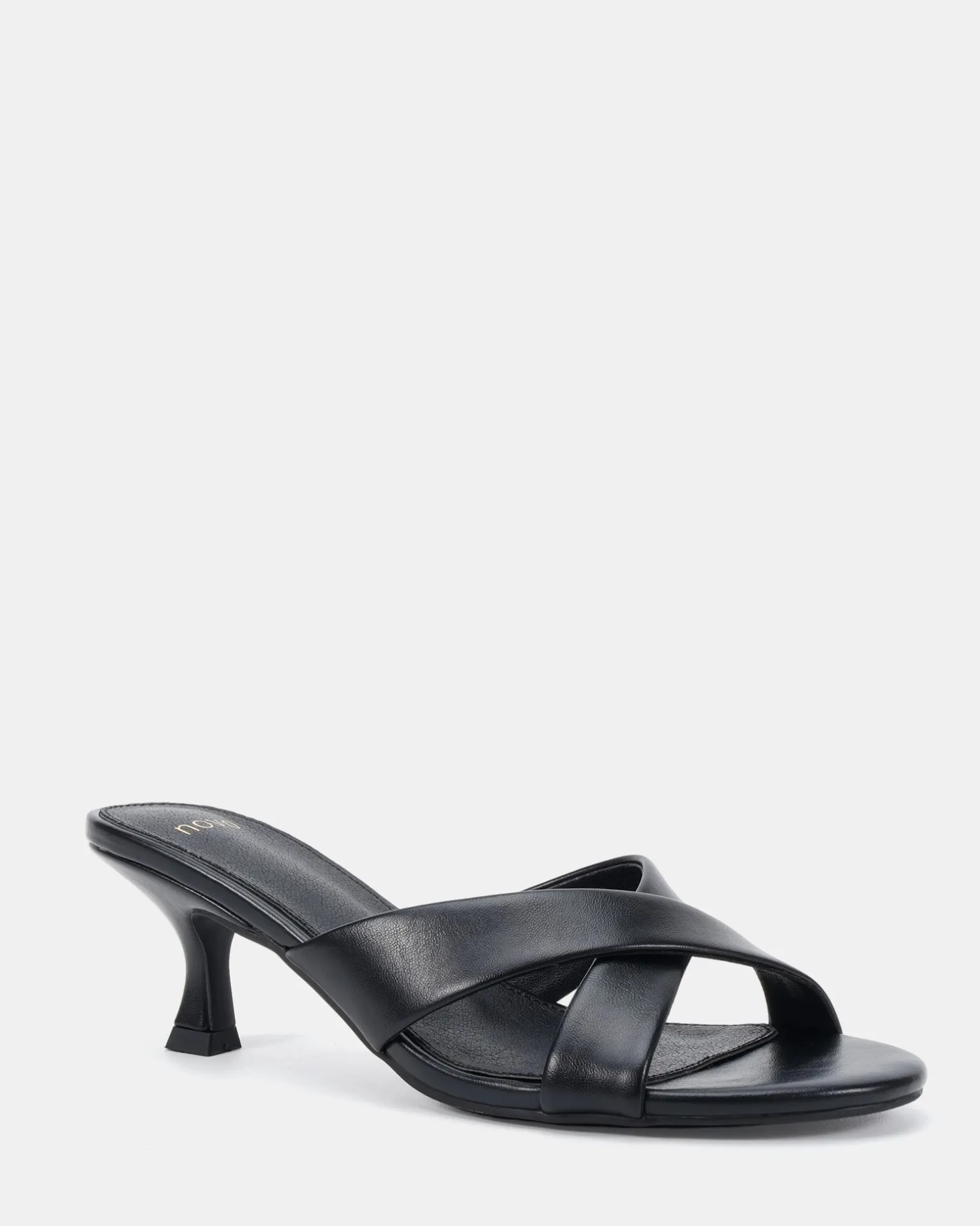 ZONA Black Smooth Mules
