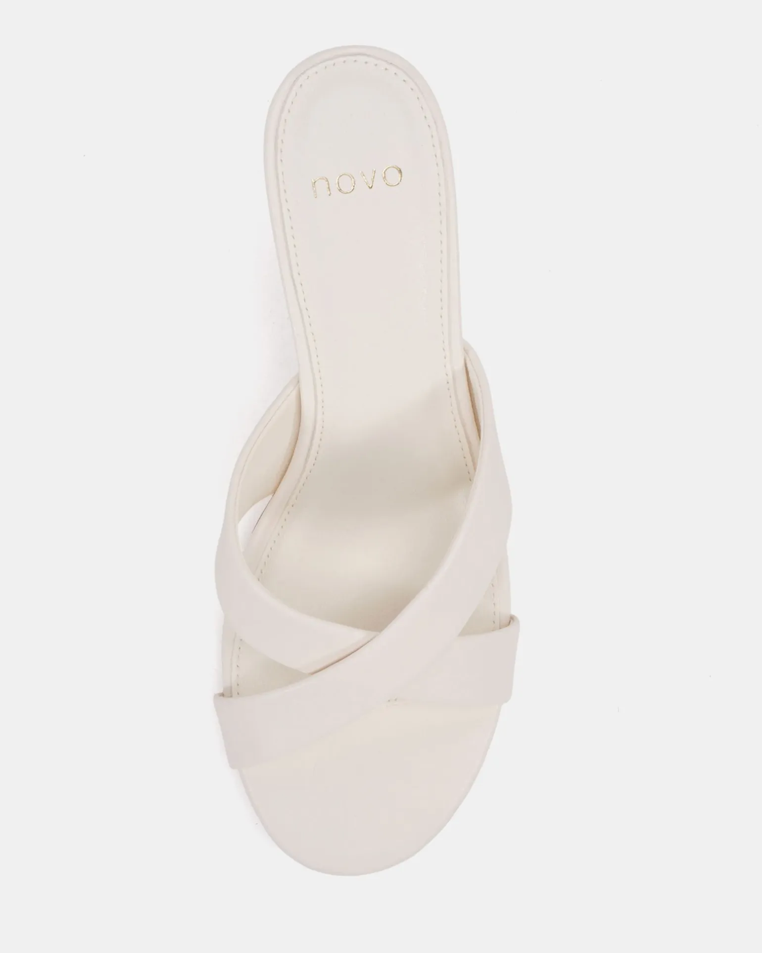 ZONA White Smooth Mules
