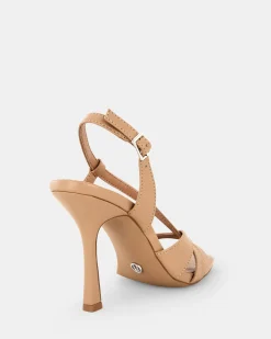 ZOZEY Sand Open Toe Heels