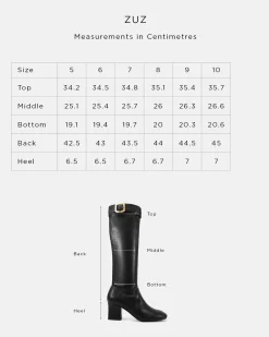 ZUZ BLACK Long Boots